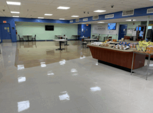 Medical-grade cleaned floor