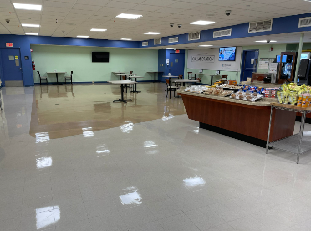 Medical-grade cleaned floor