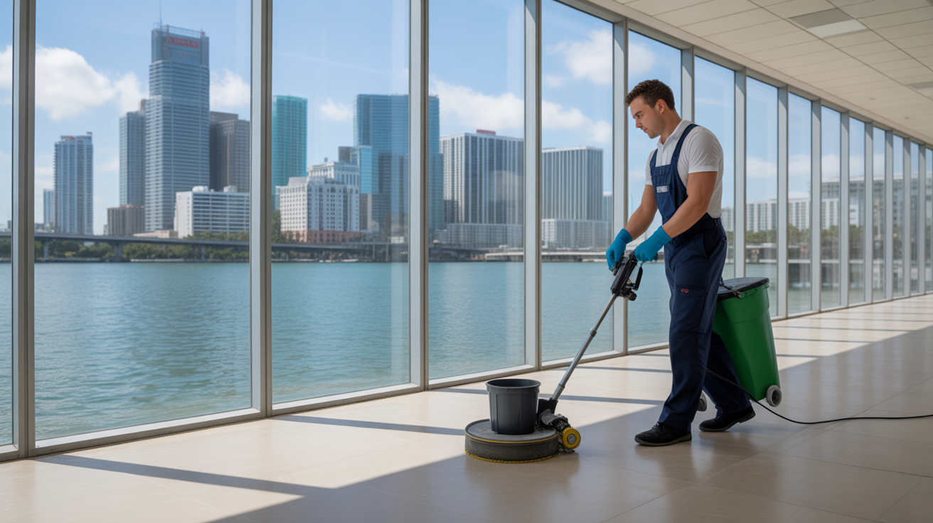 MB Floor Solutions - Commercial Cleaning Services Downtown Miami