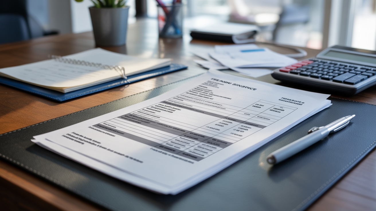 Detailed itemized cleaning service invoice showing transparent pricing breakdown for Miami commercial facility