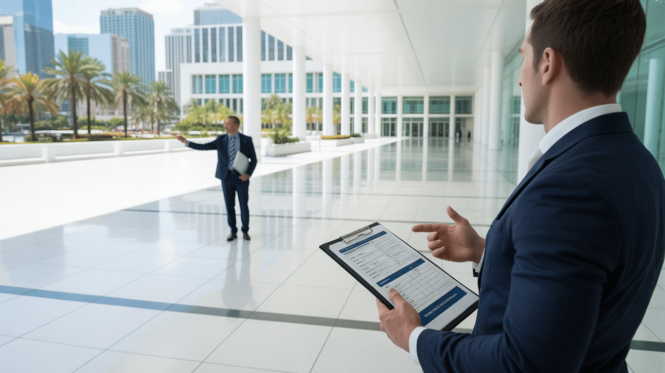 Cost comparison for commercial cleaning services in South Florida - professional business setting