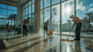Summer cleaning challenges for commercial buildings