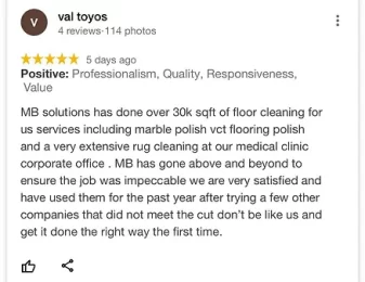 Carpet Cleaning Review